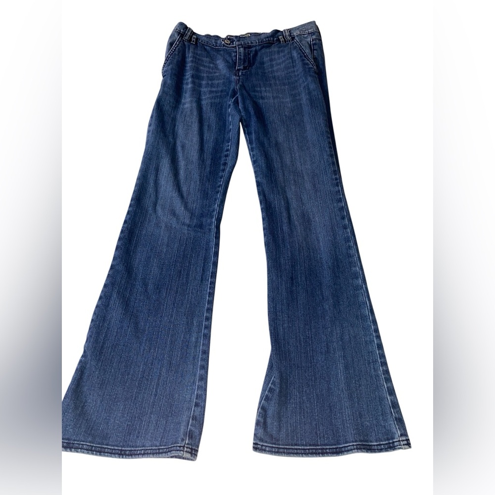 Old Navy Bootcut Stretch Low Waist Jeans Women's Size 10 Medium Wash Y2K Vintage
